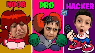 Noob vs Pro vs Hacker Friday Night Funkin' Mod Tricky Phase 3 Full Week