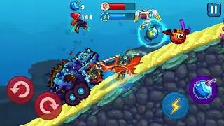 Cartoon-Game Car Eat Car 3 / Мультик-Игра Хищные машины Тестирование Бурана