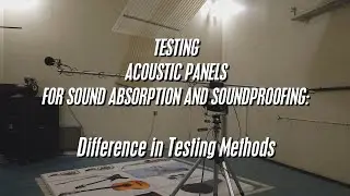 Difference between soundproofing and sound absorption? See the difference. Test the difference.