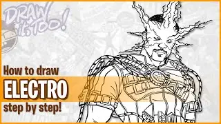 How to Draw ELECTRO (Spider-Man: No Way Home) | Narrated Step-by-Step Tutorial