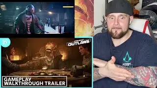 Star Wars Outlaws: Official Gameplay Walkthrough Trailer - REACTION | PS5 | Xbox