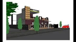Exterior  Elevation 3D Walkthrough.