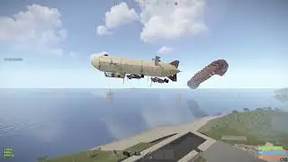 Karuza RustPlane - Attaching vehicles to the Leviathan Giga Carrier
