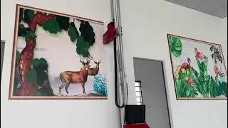 Practical application case of wall printer