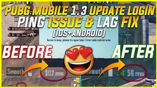 After 1.3.0 Update Pubg Mobile Ping Issue & Lag Fix(IOS+ANDROID) in 1 minutes | 