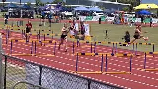 90m Hurdles 13-15yrs Women Heptathlon, ANQ Championships, Mackay 2/10/2020