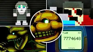 FNAF : Into The Pit - All SECRETS & All Secret Ending Tutorials