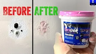 How to Fix a Hole In The Wall | DAP Dry Dex Spackle Tutorial