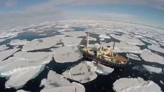 Shooting quadrocopters 7. Arctic . Svalbard . The most beautiful video