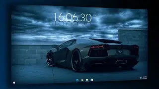 How To Make Windows 10 Look Aesthetic | Lamborghini Theme