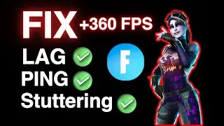 FIX ALL Fortnite LAG FPS Stuttering ✅ حل جميع مشاكل الاج فورت نايت 🔧