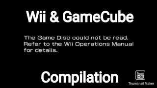 The Game Disc Could Not Be Read Complation Wii/Gamecube Games