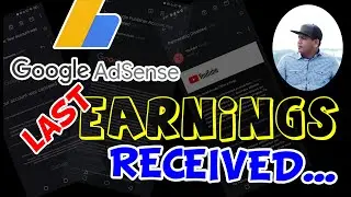 Google Adsense Last Earnings Received