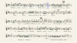 Talking to the moon – Bruno Mars (piano/voice/guitar)
