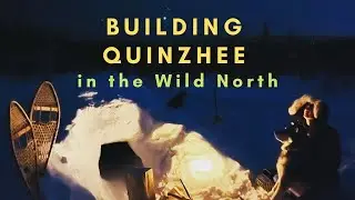Survival Snow Shelter! -Building a quinzhee in Canada's Far North -