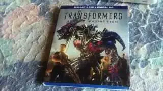 Transformers Age Of Extinction Blu Ray Unboxing