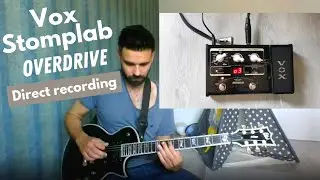 Vox Stomplab 2G Overdrive direct recording demo