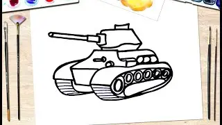 TANK! how easy it is to draw a simple tank.
