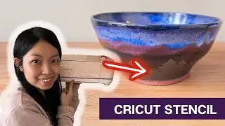 How to make pottery stencils with Cricut