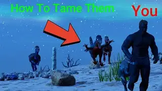 Taming ALL ARK SURVIVAL ASCENDED Creatures | Troodons & DireWolf Episode 1