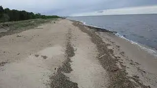 26.05.2023. Россия. Архангельская область. Ягры. Вид на Белое море близ секретной военной части