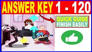 FNF Erase - DOP Friday Night Funkin Game Level 1 to 120 (ANSWER KEY) FNF Story Mode All Max Levels