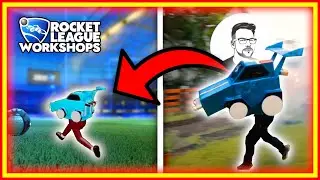 ROCKET LEAGUE BUT WITH MODDED CARS | Rocket League Mashup Museum Workshop Map