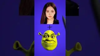 turning ✨ Jisoo BLACKPINK ✨ into ✨ SHREK ✨ #shorts