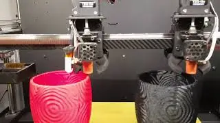 IDEX   Duplicate Vase 3D Printing #IDEX3DPrinter