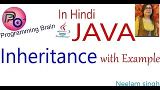 Inheritance  and Types of inheritance in J ava : Single, Multiple, Hierarchical  Inheritance etc.