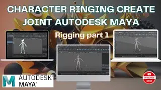 Character ringing create joint Autodesk Maya | Rigging part1 | 2sourcefort