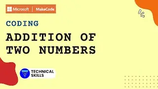 Coding Addition of Two Numbers on Makecode Arcade || Makecode || Coding || Block Coding || Python