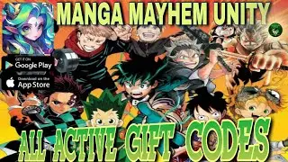 Manga Mayhem: Unity All Active Gift Codes 🎁 Anime Warriors Clash Anime Card RPG Game! android/iOS