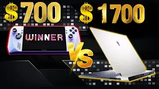 ROG Ally VS $1700 Gaming Laptop...(ROG Ally WINS)