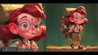 Spine 2D Character Animation Girl Scout Walk