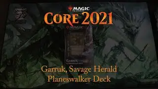 Magic: The Gathering: Core Set 2021 Garruk, Savage Herald Planeswalker Deck