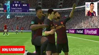 PES EVOLUTION SOCCER 2021(android/ios) GAMEPLAY (CRAZYBHL VS MAN UNITED ) PART 1