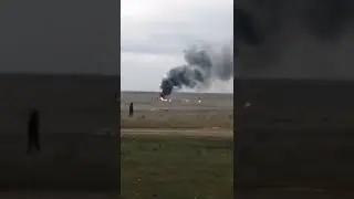 Підбитий літак російських окупантів