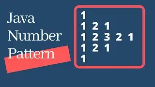 Number Pattern in Java - using for loop