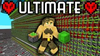 I Built the ULTIMATE Quarry in Hardcore Minecraft