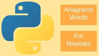 Python For Newbies    Anagrams Words