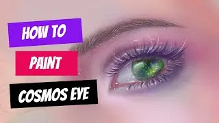 How to paint cosmos eyes tutorial normal speed