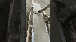 Concrete fence panel making (gravel board)