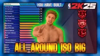 MY BIG MAN BUILD THAT CAN DO IT ALL ON 2K25 (JUMPSHOT & DRIBBLE MOVES)