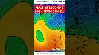 Massive Blocking High from GEM 12z! 