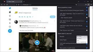 Tweak New Twitter vs. new "For you" and "Following" tabs