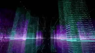 Stardust digital city loop - after effects.