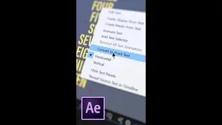 Convert to Point Text in After Effects 