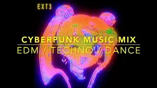 Cyberpunk サイバーパンク Anime アニメ EDM TECHNO Music Mix 音楽 Beats Ambience Night Time Drive ASMR 音フェチ 🌙 🐈‍⬛