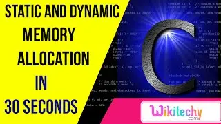 static and dynamic memory allocation in c | C programming interview questions | wikitechy.com